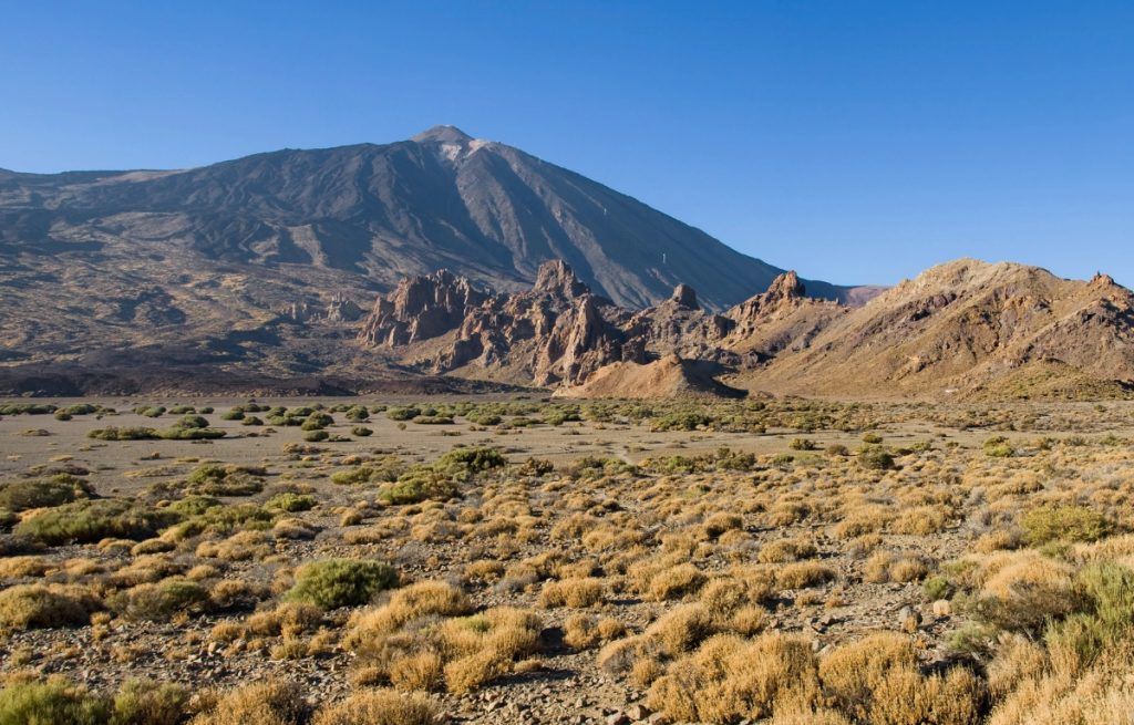 Llano de Ucanca en el parque nacional del Teide
